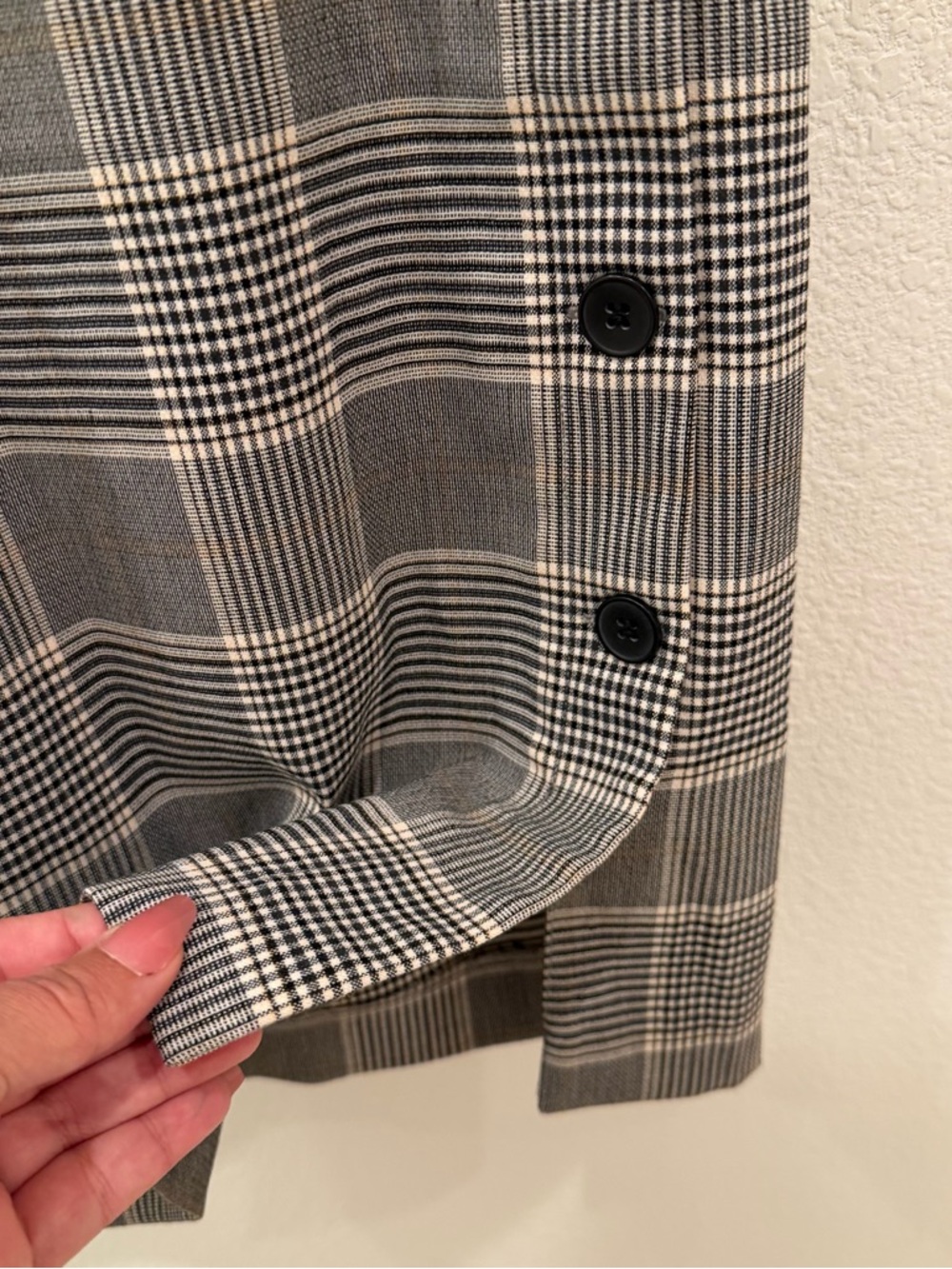 H&M Plaid Pencil Skirt - Picture 3 of 7